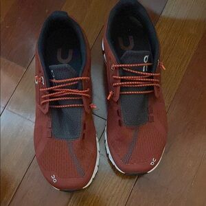 On Running Red Athletic Shoes Performance Comfort